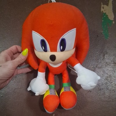 Toy Factory Sonic the Hedgehog Knuckles the Echidna Plush 18  SEGA 