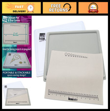 Jewelry Making Design Board - 11x14 Non-Slip Grey Flocked Tray with Cover