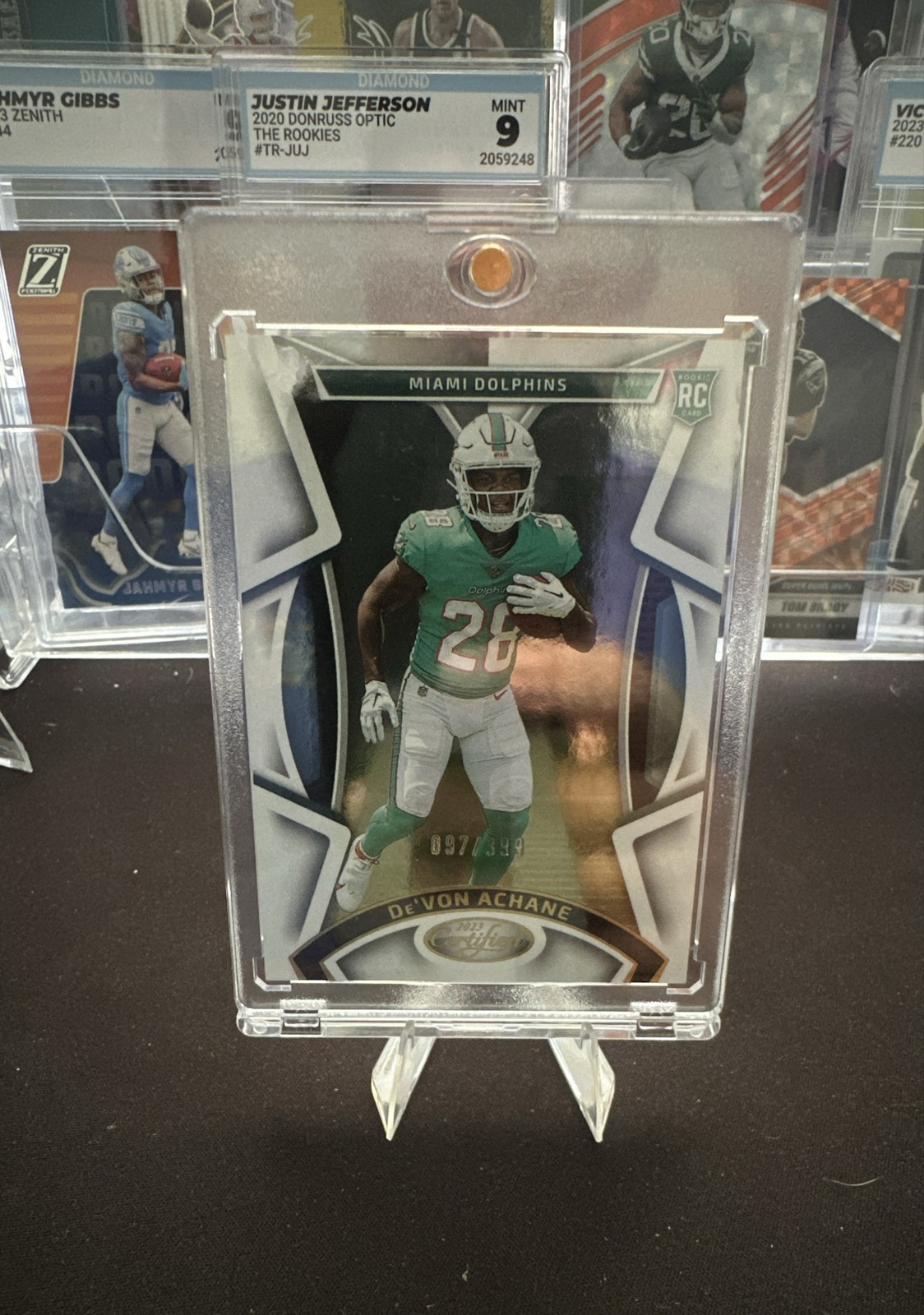 2023 Panini Certified - Rookies De'Von Achane #160 /399 (RC)