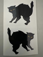 Mrs. Grossman  s Stickers Halloween Black Cat 1/2 Sheet