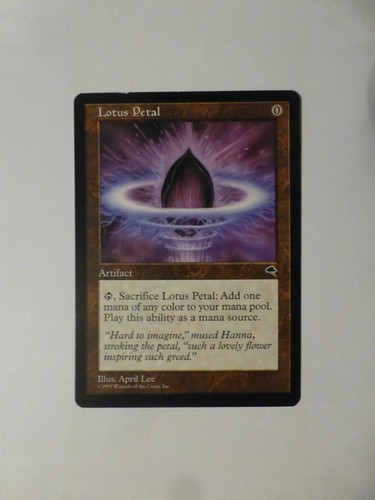 MtG Tempest Lotus Petal LP Flachschiff VCT123914