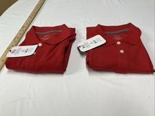 Pack Of 2 George Men's Size S Pique Polo Shirt Short Sleeves New With Tag