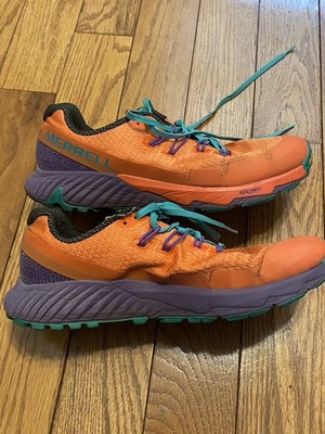 Merrell Agility Peak Flex 3 Trail Shoes J066184 Orange Purple Women's Size 10