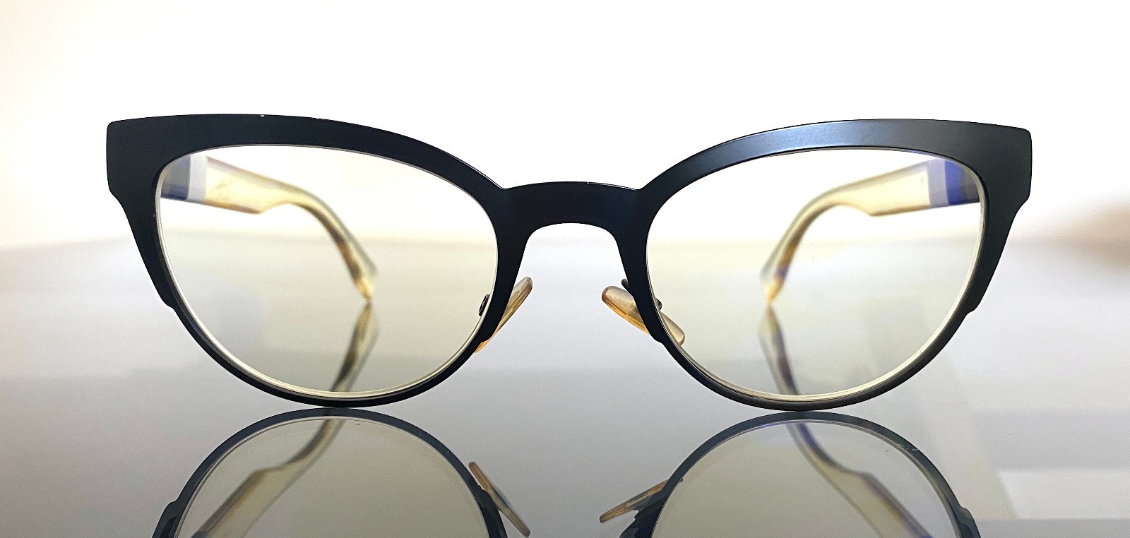 FENDI FF 0081 E1B 140 Cat Eye Women Eyeglasses