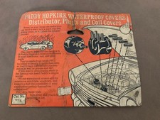 Paddy Hopkirk Waterproof Distributor Plug & Coil Cover Cardboard Sign Classic