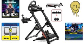 Sim Racing Wheel Stand Metal Adjustable Compatible with All Major Racing Wheels