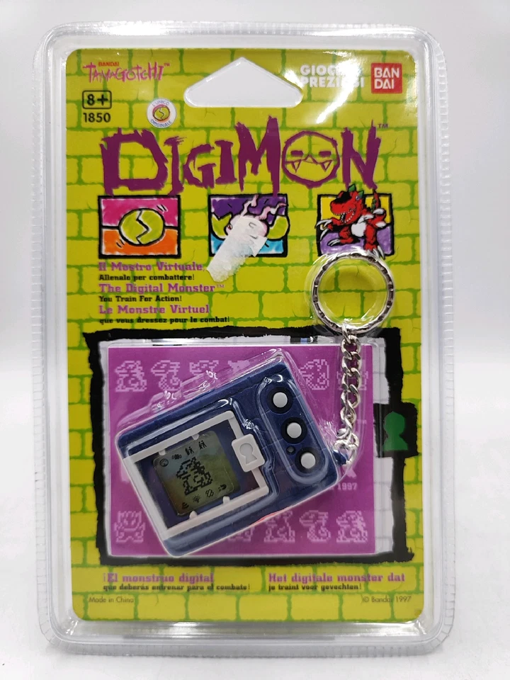 Bandai Tamagotchi - Digimon The Digital Monster Blu Blue 1997