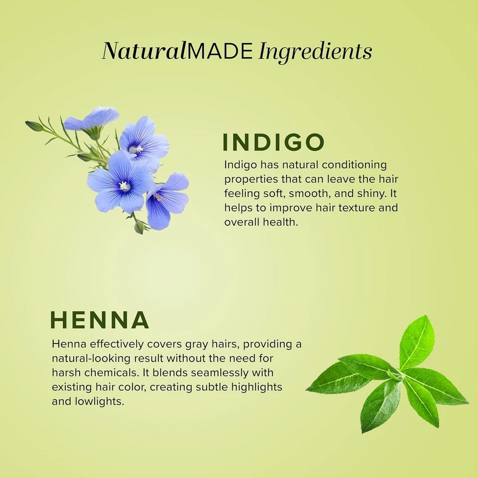 Khadi Natural Herbal Hair Color Black 150 gm - Image 2 of 4