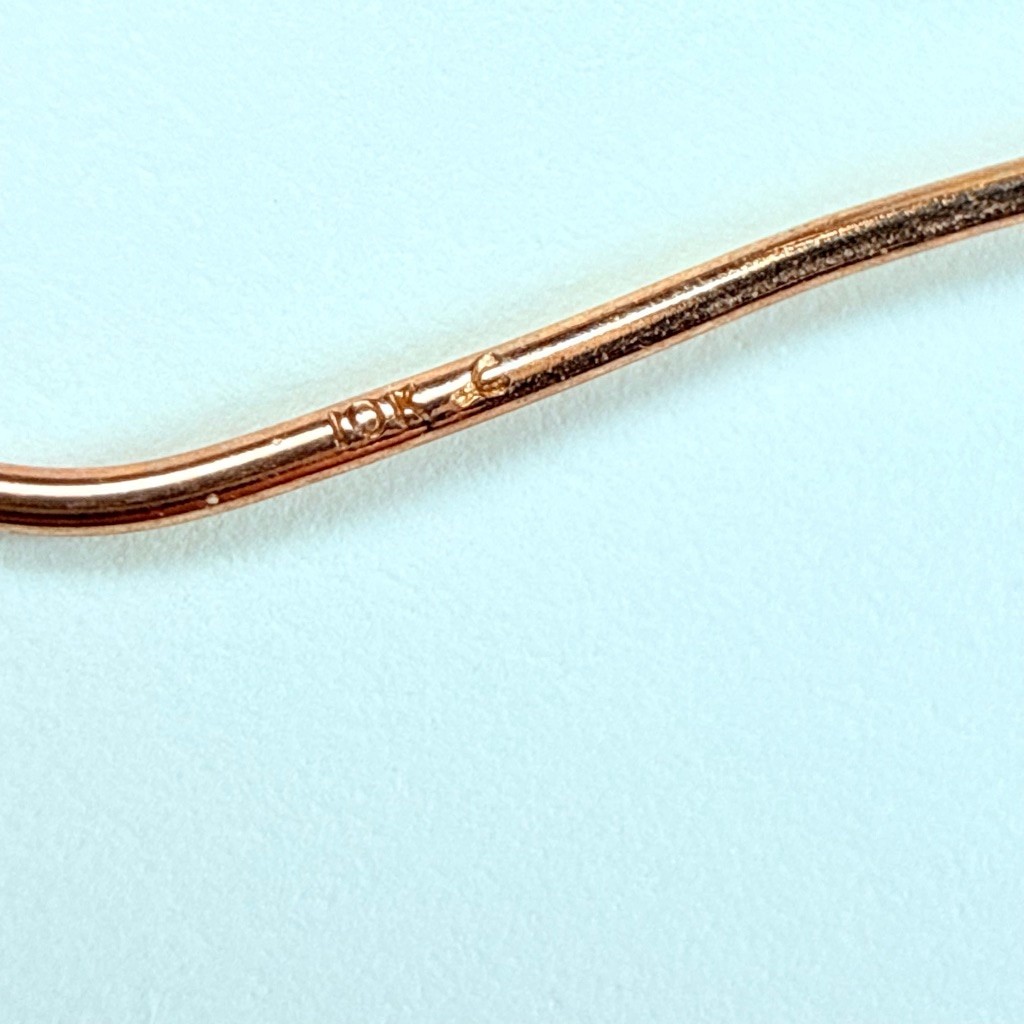 10K Solid Yellow Gold Opal Solitaire Landstrom's … - image 7