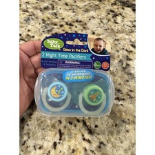 Baby Talk Nighttime Glow-In-The-Dark Pacifiers Set Up To Brand New