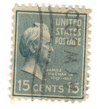 USA - 1938 - Presidential Issue - James Buchanan - 15C - #14
