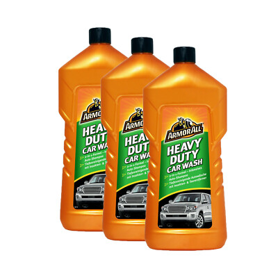 3x Armor All Heavy Duty Car Wash 1L Autoshampoo Auto-Reiniger Tiefenreinigung