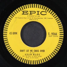 ADAM WADE: rain from the skies / don't let me cross over EPIC 7" Single 45 RPM