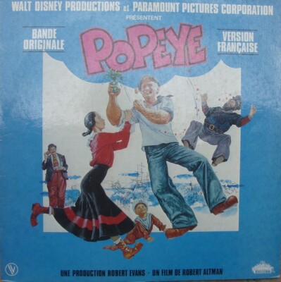 B.O aus dem Film '' Popeye '' LP von 1981 - Musik Harry NILSSON - Robin WILLIAMS
