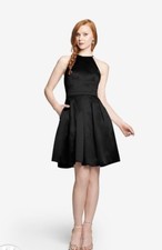 Gather and Gown Bridesmaid Dress Black Style Perry 536 Size 12