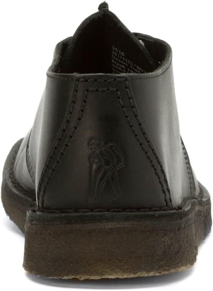 Clarks Originals Desert Trek Men's Center Stitch Black Leather