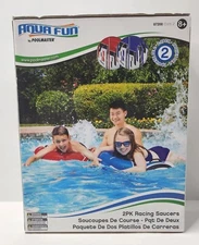 Aqua Fun by Poolmaster - 2 Pack Racing Saucers - Pool Float [87200] - New/Sealed