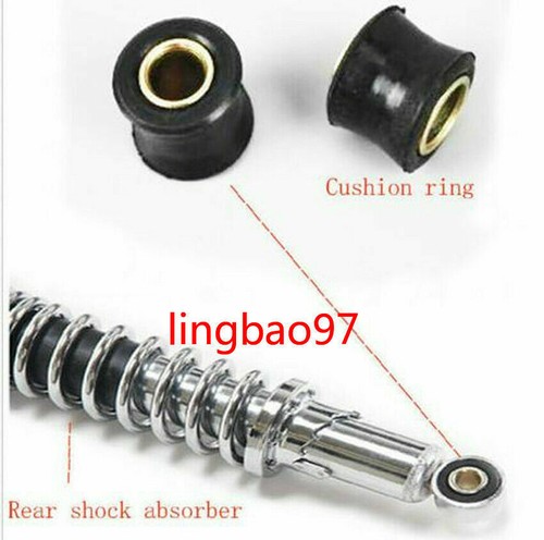 4 Anelli In Gomma Paraurti Per Ammortizzatori Moto &ndash; Bushing Forcella 12mm