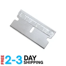 100 Heavy-Duty Alloy Steel Replacement Blades for Efficient Cutting & Scraping