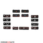 FOR BMW E39 E53 X5 REPLACEMENT PUSH BUTTONS CAPS A/C CLIMATE CONTROL PANEL SET