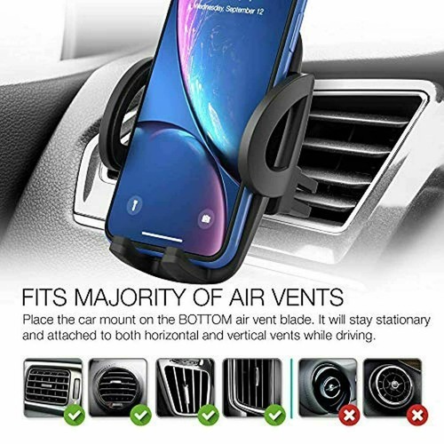 XDesign Air Vent Car Mount Premium Universal Phone Holder Cradle FITS MOST 1 Y W - Photo 2 sur 6