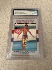 Greg Louganis 1991 Impel US Olympic Hall Of Fame Card Project Backpack 1/1 SP 