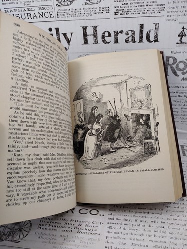 Best Of Charles Dickens. Vol: I,III,IX,X,XIII,XIX. Vintage Hardcover Book (1868) - Picture 11 of 21