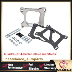 Holley Vergaser Ersatzteile,Vergaser,4Bbl Quadrajet Carb Adapter,Quadrajet Auf Square Bore Adapter,Andere Dichtungen Und Reparatursätze,3/4 Open Carb Vergaseradapter 4Bbl Quadrajet Manifold Für Holley