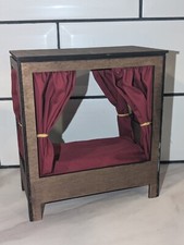 1/12 scale dolls house furniture kit, Harry Potter style bed, single 4 poster.