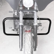 Black Engine Guard Highway Crash Bar For Harley Dyna Street Bob Low Rider 06-17