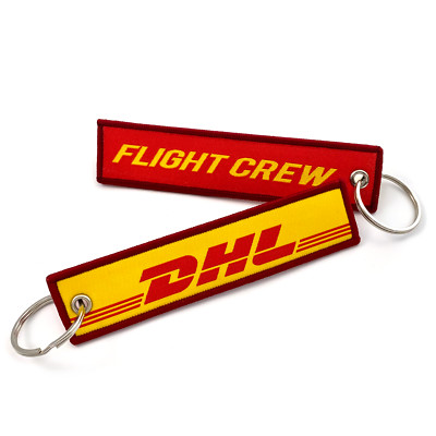 DHL-Flight Crew Woven Keyring
