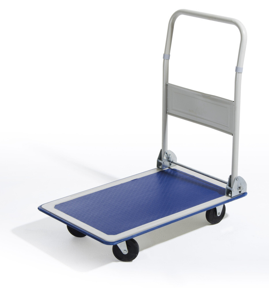 Carrello Piattaforma Pieghevole VERDELOOK Blu 83x74x48 cm 150 kg