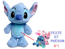 Peluche Stitch Doudou Personnalisée le Tee Shirt Texte et Prénom