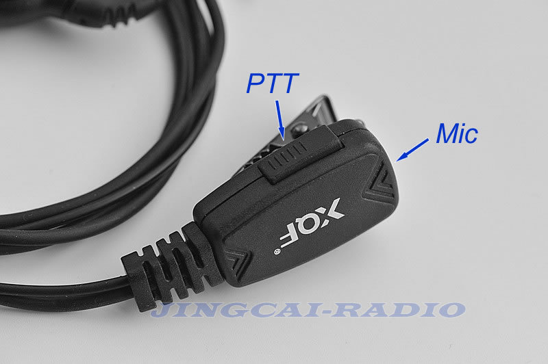 XQF PTT Earpiece Earphone Mic for Cobra MT/PR/LI/CX/CXT Radio 1