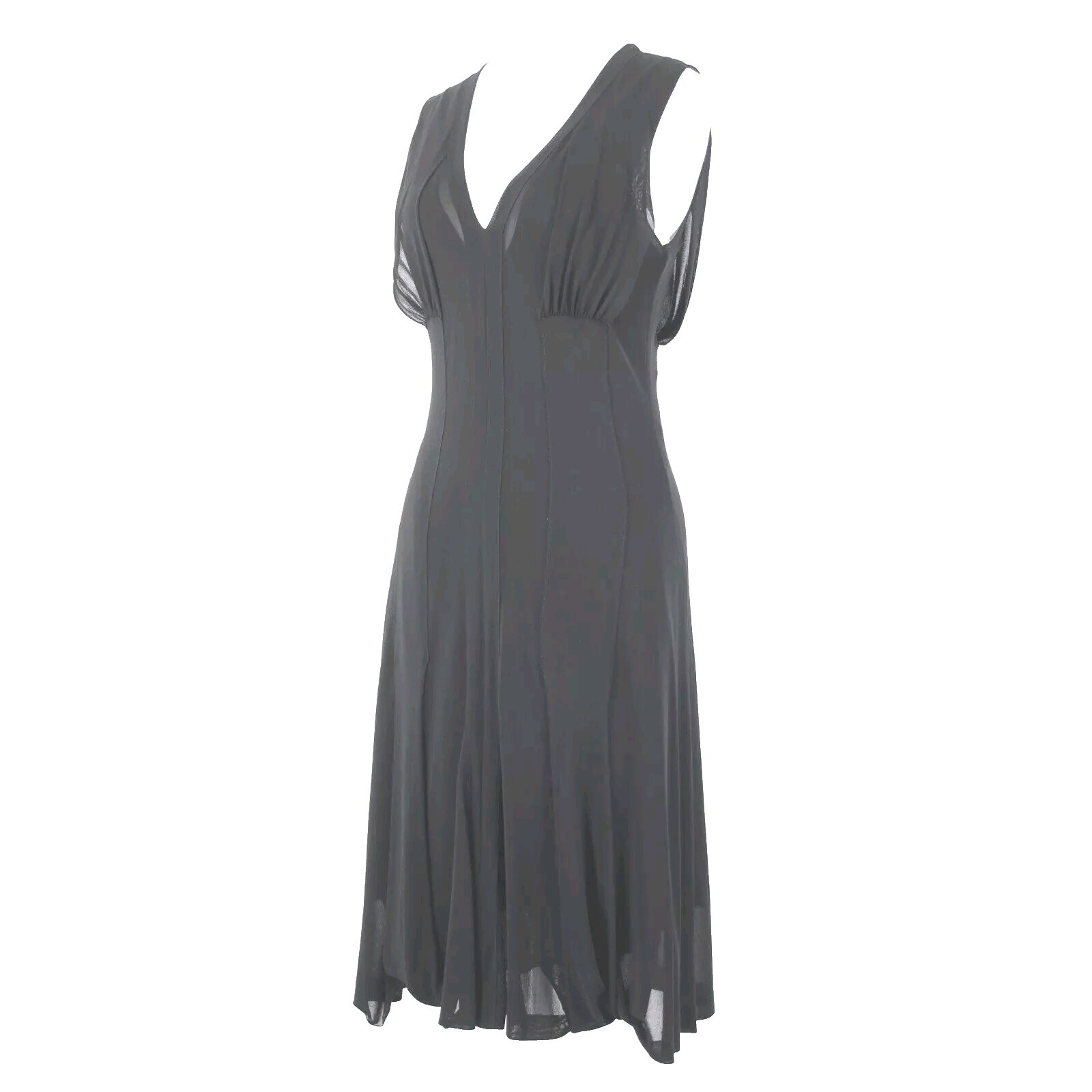 Abito Yves Saint Laurent Tg S Nero Trasparente Dea Riunita Italiano 100% Viscosa