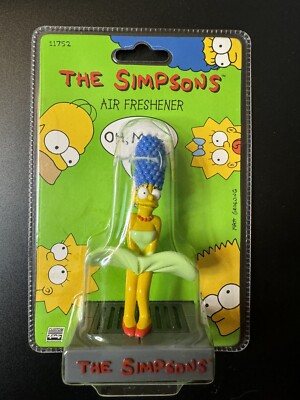 1997 Marge Simpson Car Air Freshener, New, Sealed In Original