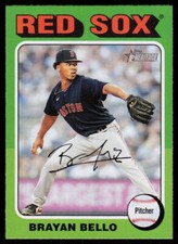 2024 Topps Heritage Brayan Bello #342 BASEBALL Boston Red Sox