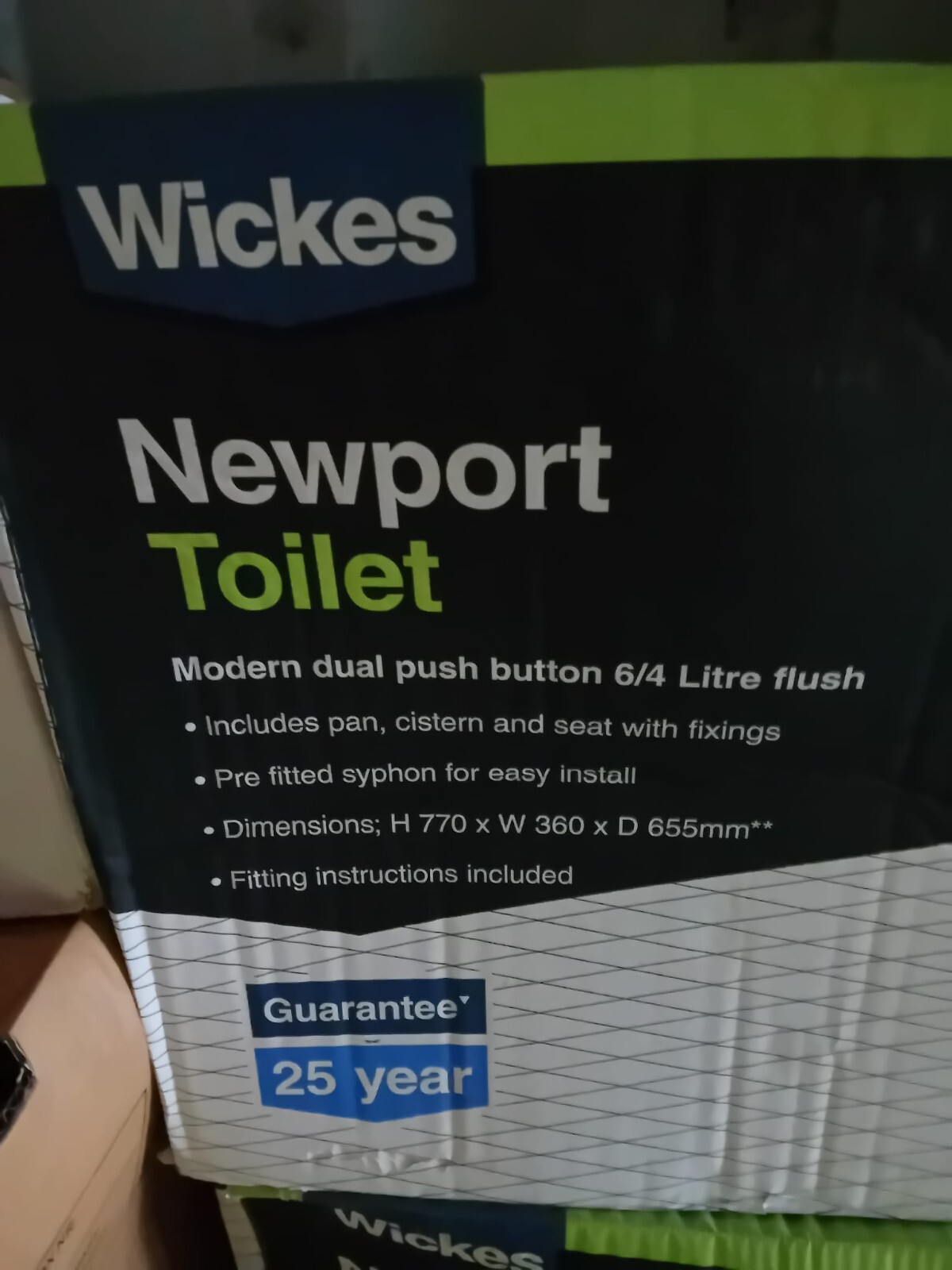 Wickes Newport Close Coupled Toilet eBay