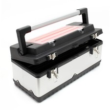 TTValigetta porta attrezzi in acciaio inox 59x28x25,5 cm Con portautensili