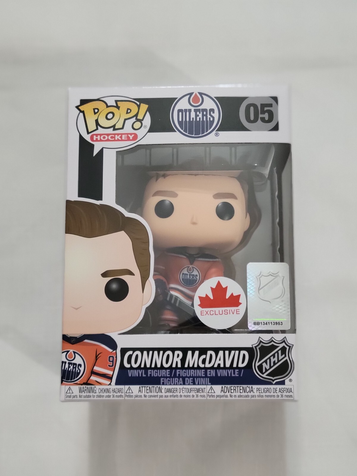 Funko Pop! Hockey Edmonton Oilers - Connor Mcdavid #05 Exclusive ✈️