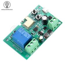 Self-locking Sonoff WiFi Wireless Smart Switch Relay Module 7V-32V APP Control
