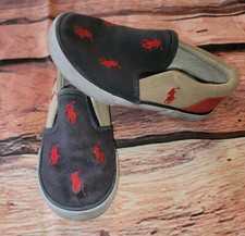 Polo Ralph Lauren Boys Slip On Shoes Sz 10 Play Some Wear