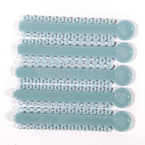 1040 Stck. Ligaturkrawatte Zahnkieferorthopädie Ring Elastisch Latexbänder 45 Farben - Bild 266 von 496