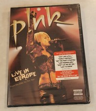 Pink Live In Europe From The 2004 Try This Tour 2006 DVD NEVER TRUST STOCK PIC