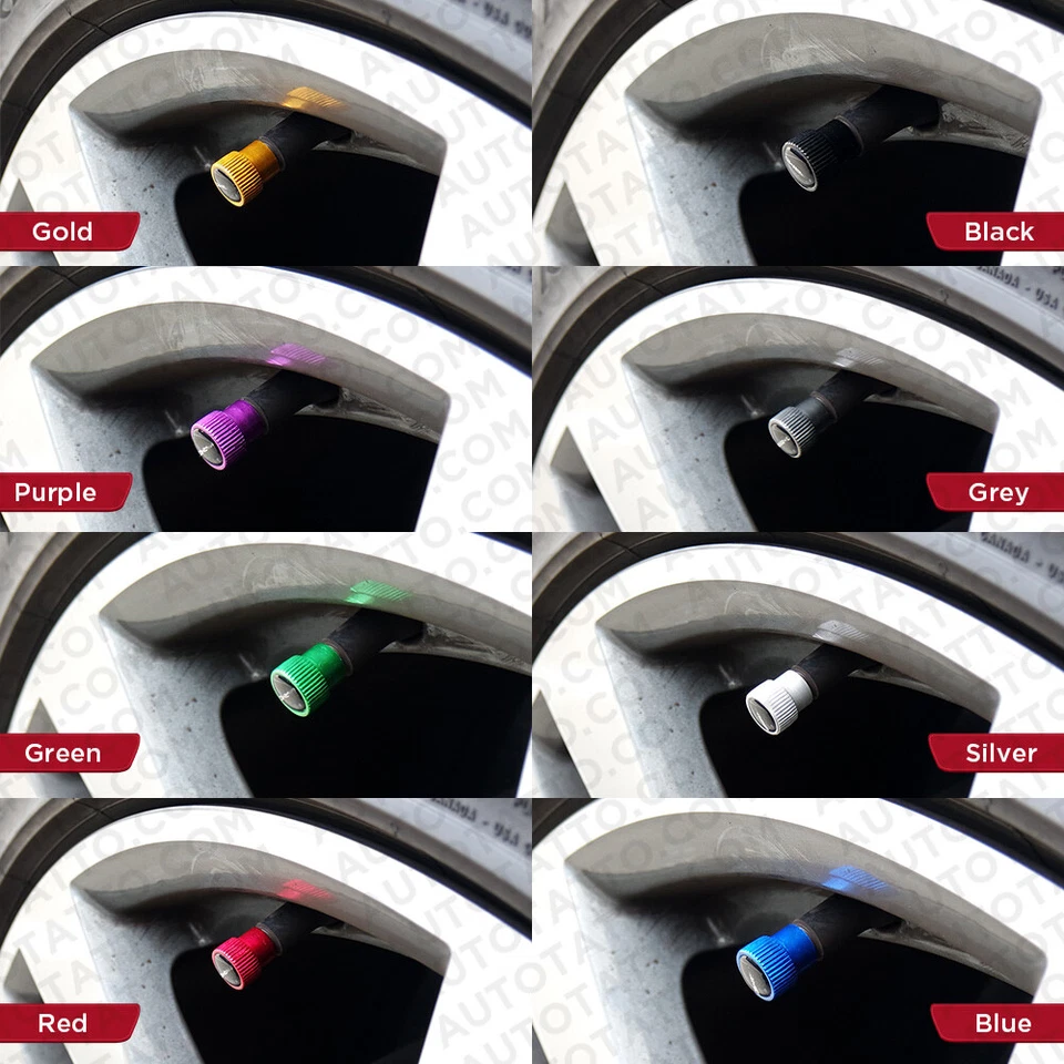 For Toyota 4x4 Off Road Roundel Car Wheels Tire Air Valve Caps Stem Dust Cover - Изображение 4 из 4