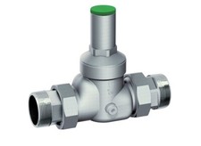 FAR 2810 1 🟢 Riduttore di Pressione 1" Attacchi M/M e Attacco Manometro Ottone