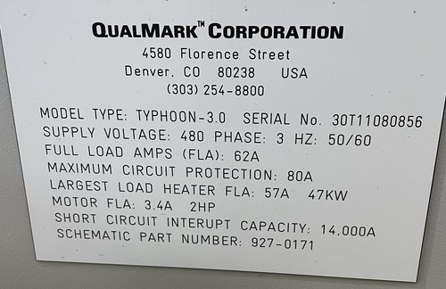 QUALMARK - HALT/HASS chamber - Model: Typhoon 3.0 | eBay