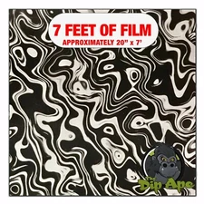 Hydrographic film Metallic Oil Slick hydro dipping 7' x 20" hydro dip