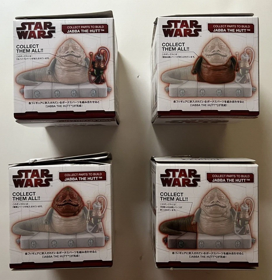 STAR WARS KUBRICKS DX SERIE 1 JUEGO DE 4 FIGURAS MEDICOM JABBA CHEWBACCA C-3PO + Foto 2 de 2