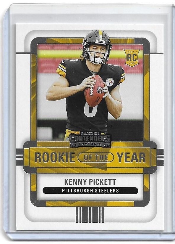 2022 Panini Contenders Rookie Of The Year KENNY PICKETT Pittsburgh Steelers